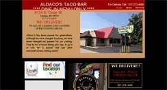 Desktop Screenshot of aldacosauthenticmexican.com
